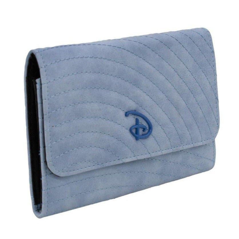 Buckle Down Disney Logo Sky Blue Fold Over Wallet - Image 3