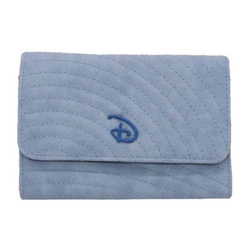 Buckle Down Disney Logo Sky Blue Fold Over Wallet - Image 4