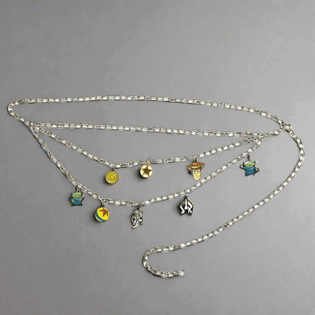 Buckle Down Products Disney Toy Story Charm Chain Belt - Image 3