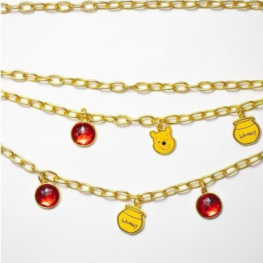 Buckle Down Products Winnie the Pooh Charm Chain Belt - Image 3
