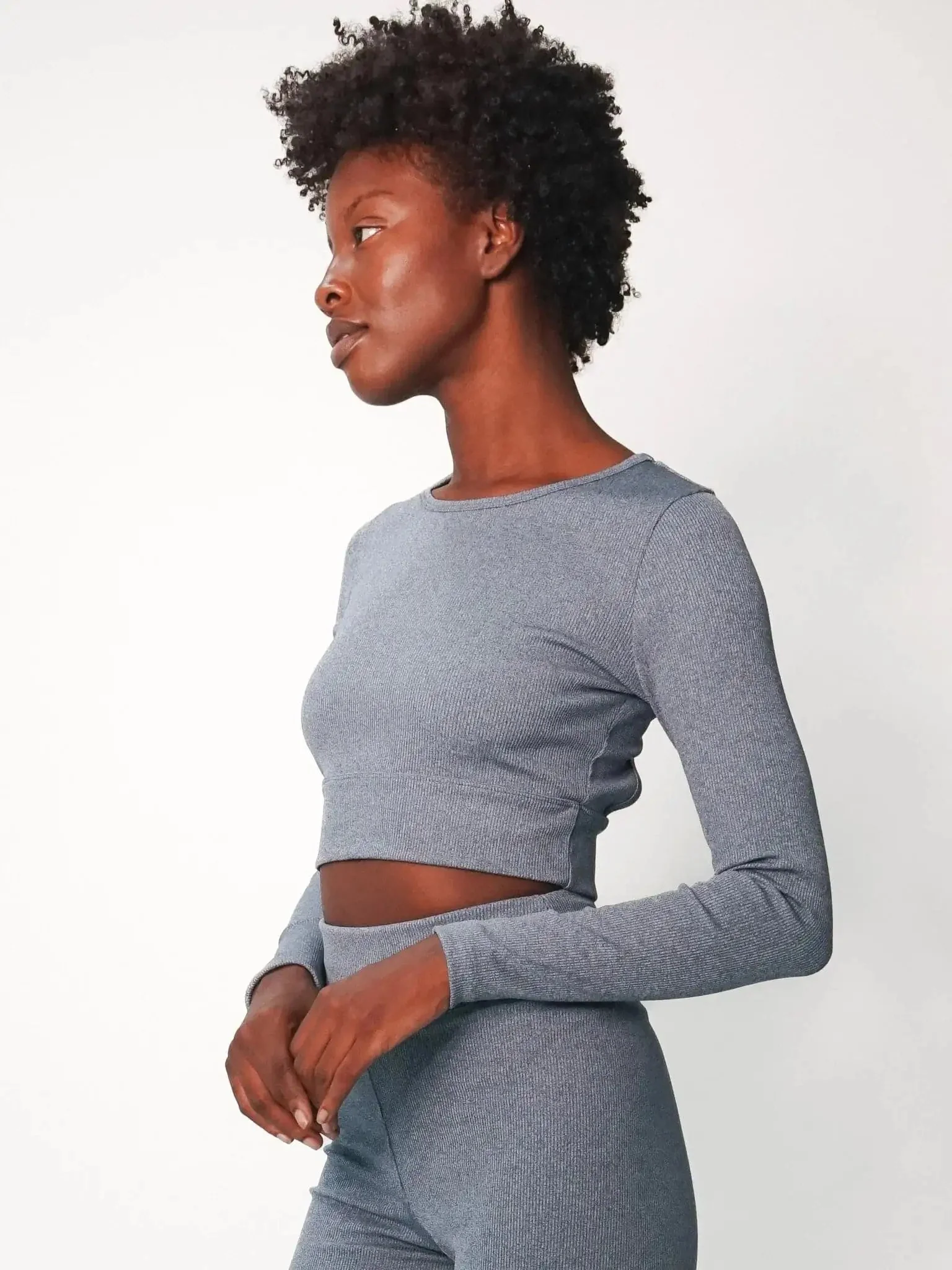 Electric & Rose Kennedy Rib Crop Top - Image 4