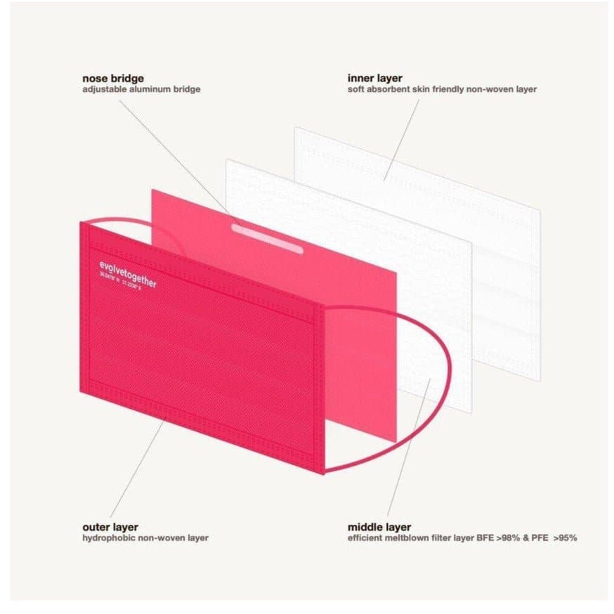 Evolve Together PINK Cairo 12 Day Face Masks as seen on Vanessa Hudgens - Image 6