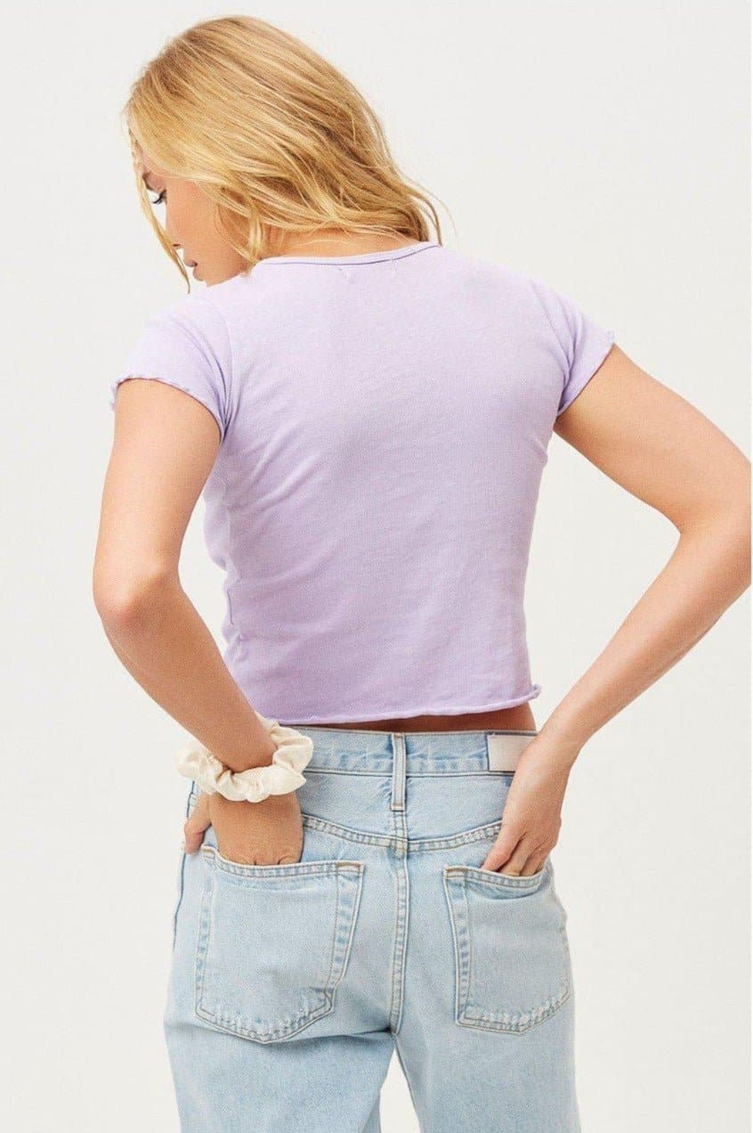 Frankies Bikinis Baby High Neck Cropped Top - Image 4