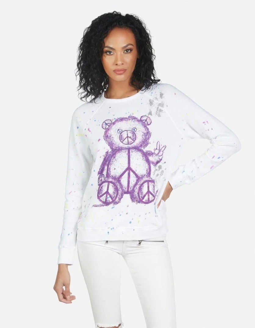 Lauren Moshi Darby Peace Teddy Pullover - Image 4