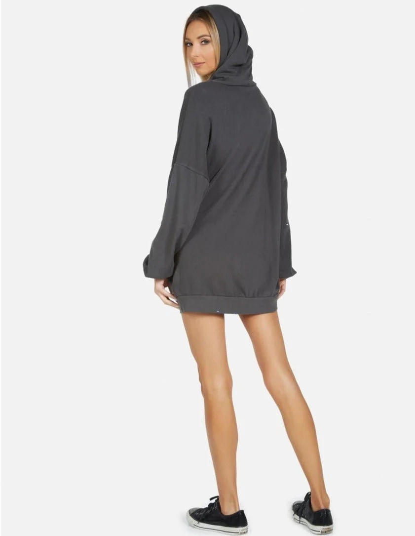 Lauren Moshi Desiree Brush Peace Hoodie Dress - Image 4