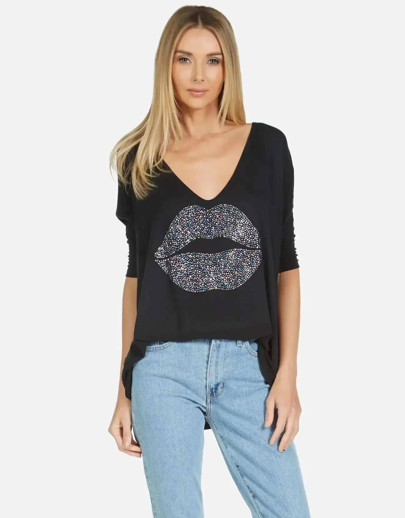 Lauren Moshi Eva Sprinkle Lip T-Shirt - Image 3