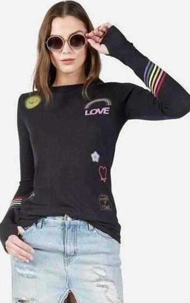Lauren Moshi Mckinley Neon Signs Thermal Top - Image 6