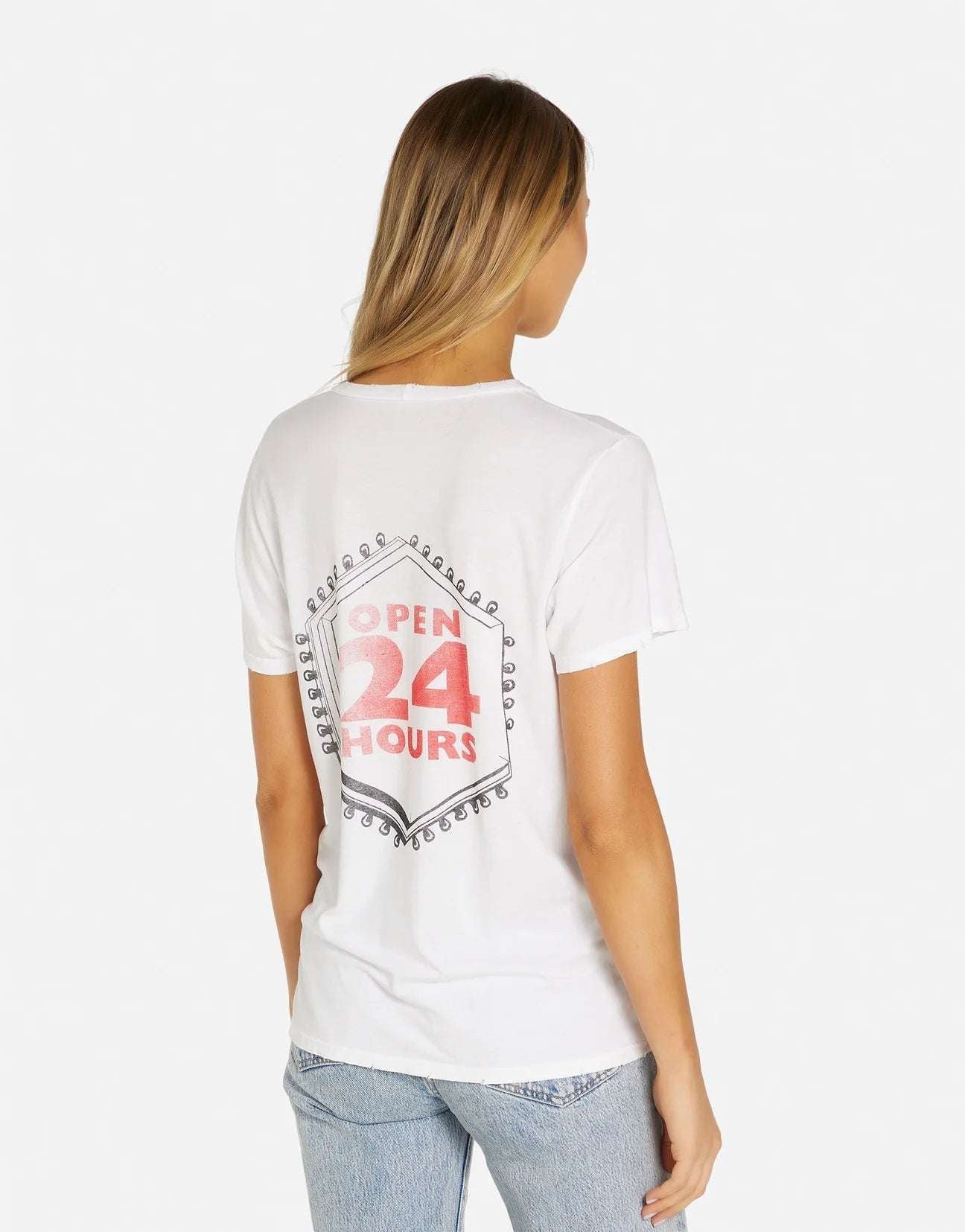 Lauren Moshi Wolf Mels Drive-In Boyfriend T-Shirt - Image 3