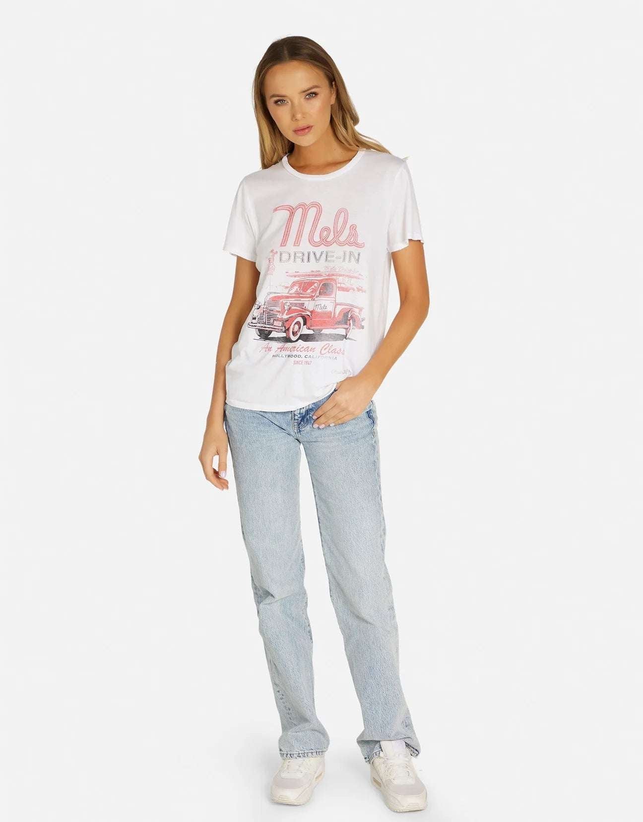 Lauren Moshi Wolf Mels Drive-In Boyfriend T-Shirt - Image 4