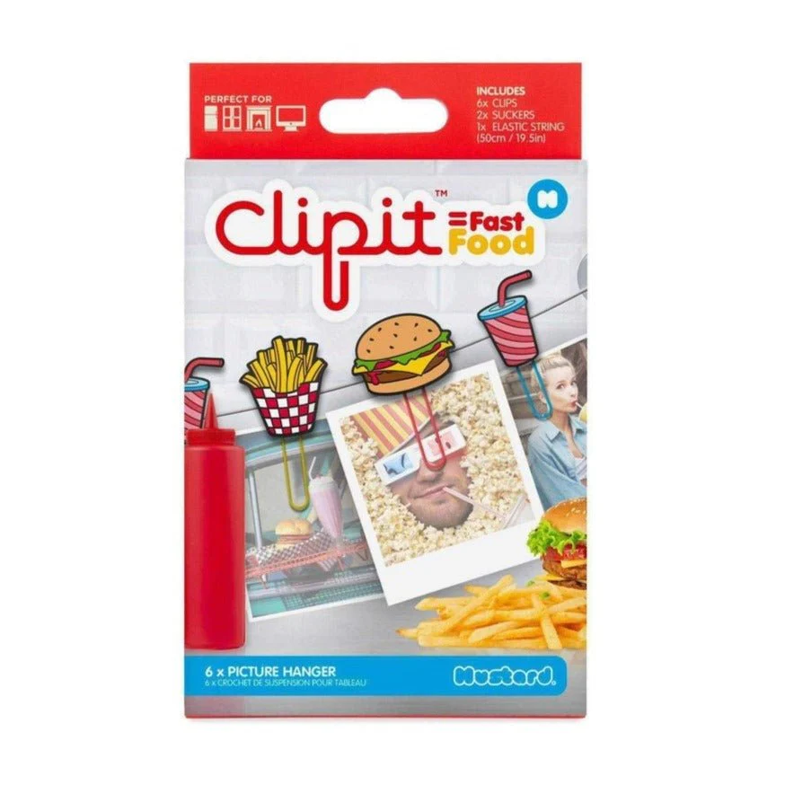 Mustard ClipIt Fast Food Photo Hangers - Image 4