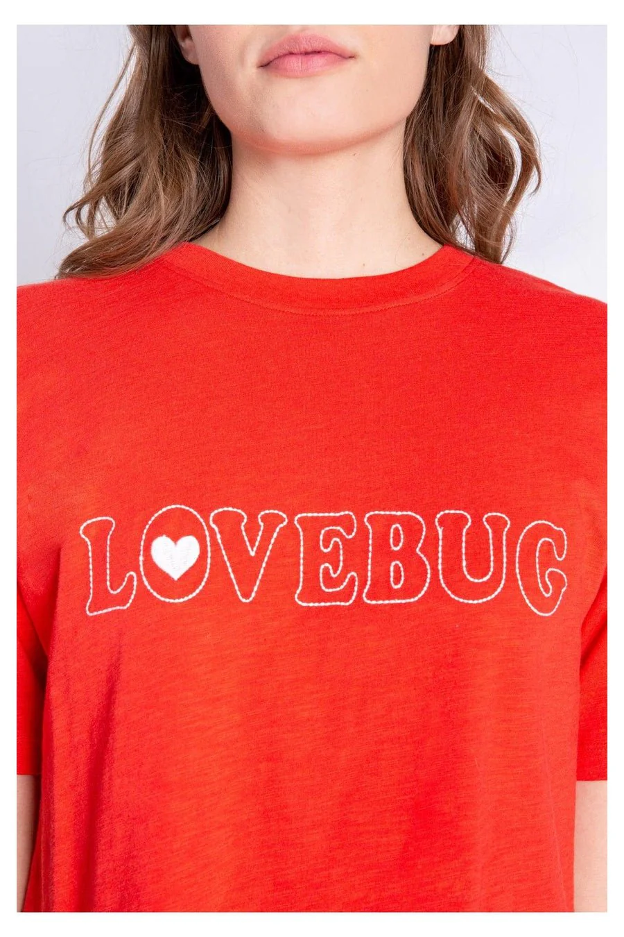 PJ Salvage Lovebug Red Cotton T-Shirt - Image 5