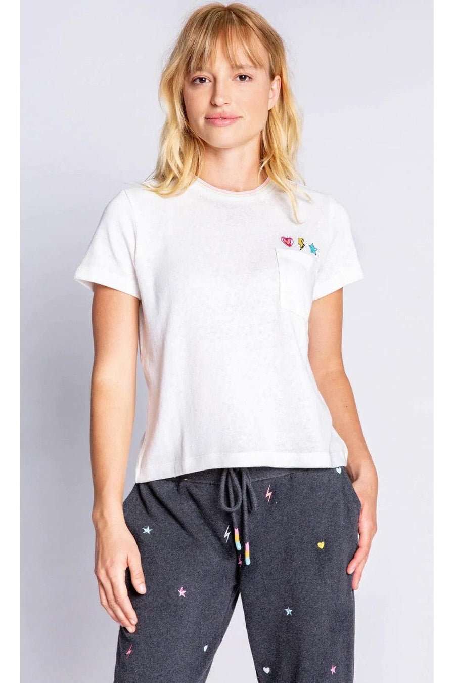 PJ Salvage One Love Embroidered T-Shirt - Image 5