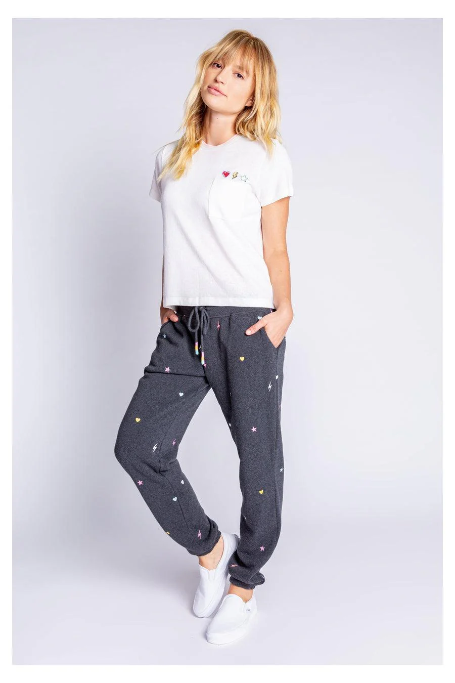 PJ Salvage One Love Embroidered T-Shirt - Image 8