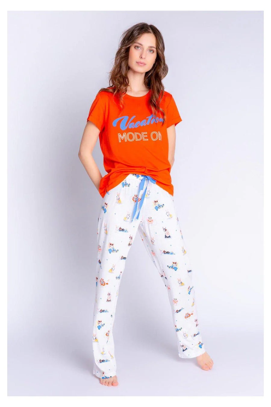 PJ Salvage Playful Prints Vacation Mode PJ Pants - Image 7