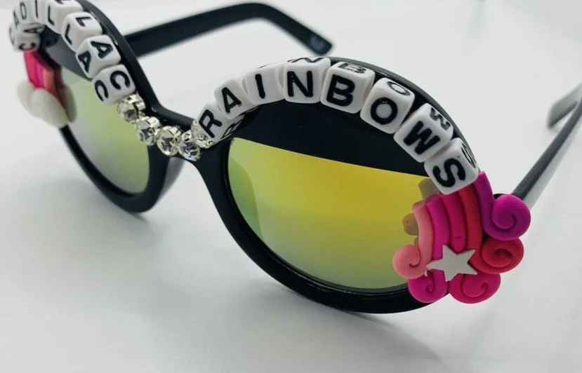 Rad & Refined Cadillac & Rainbows Statement Sunglasses - Image 3