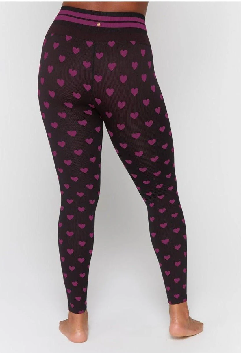 Spiritual Gangster Rosaline Love Sculpt Jacquard Seamless Leggings - Image 6